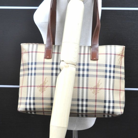 Burberry Handbags - Authentic Burberrys Nova Check PVC TOTE